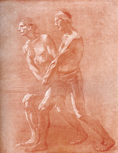 Eine Studie für den Krieg, ca. 1896-1900 von Unbekannt
