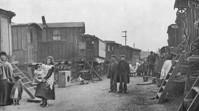 Ein Reisendenlager, Battersea, London, ca. 1903 von Unbekannt