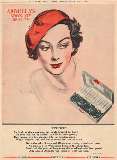 Abdullas Buch für Schönheit - Siebzehn, 1935 von Unbekannt
