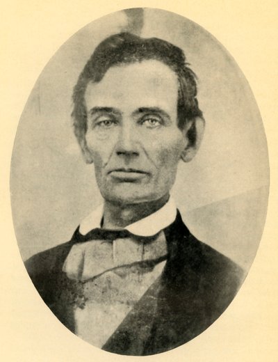 Abraham Lincoln, 1858, 1930 von Unbekannt