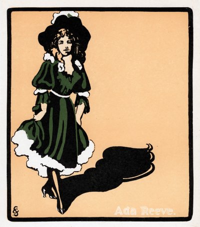Ada Reeve, englische Schauspielerin, Ende des 19. Jahrhunderts von Unbekannt