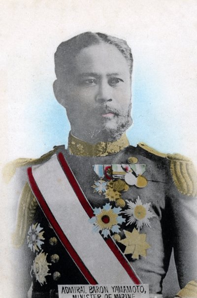 Admiral Yamamoto, japanischer Marineminister, um 1904-1905 von Unbekannt