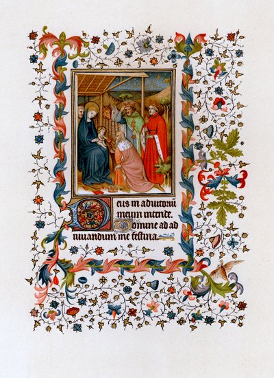 Anbetung der Könige, ca. 1420 von Unbekannt