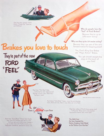 Werbung für Ford-Autos, 1949 von Unbekannt