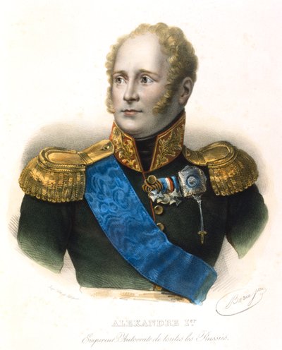 Alexander I., Zar von Russland, ca. 1801-1825 von Unbekannt