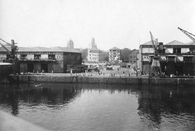 Alexandra Dock, Bombay, Indien von Unbekannt