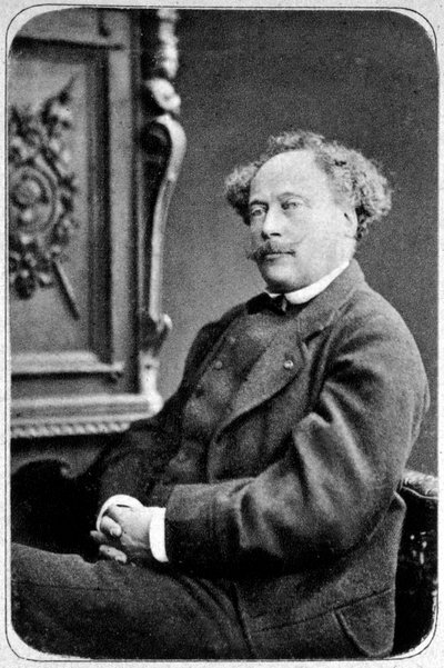 Alexandre Dumas der Jüngere, französischer Schriftsteller, ca. 1865-1895 von Unbekannt