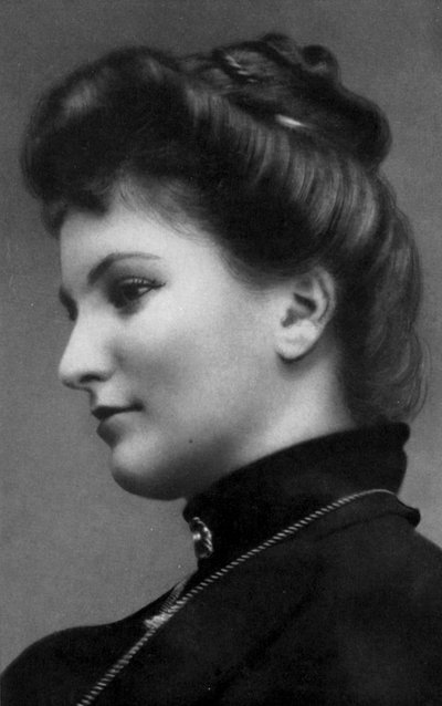 Alma Schindler, österreichische Salonnière und Komponistin, um 1900 von Unbekannt