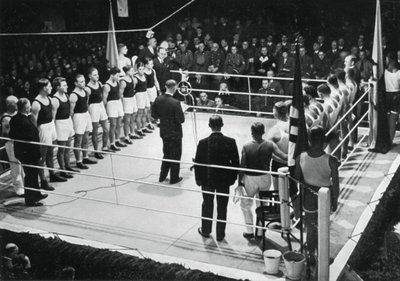 Amateur-Boxwettbewerb zwischen Deutschland und Polen, 1936 von Unbekannt