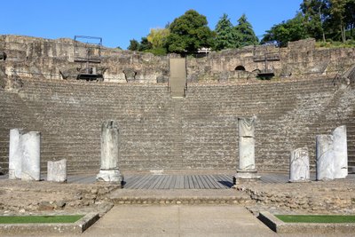 Antikes Theater von Fourviere. Lyon, 20160828, Lyon, Frankreich von Unbekannt