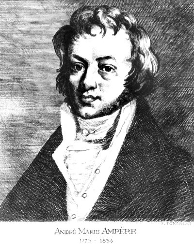 Andre-Marie Ampere, französischer Physiker und Mathematiker, um 1810 von Unbekannt