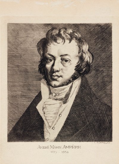 Andre-Marie Ampere, französischer Physiker und Mathematiker, um 1820 von Unbekannt