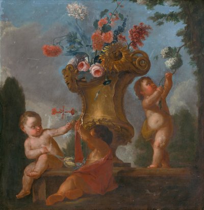 Engel mit einer Vase I. von Unbekannt