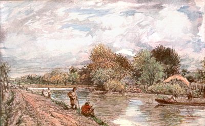 Angler, ca. 1900 von Unbekannt