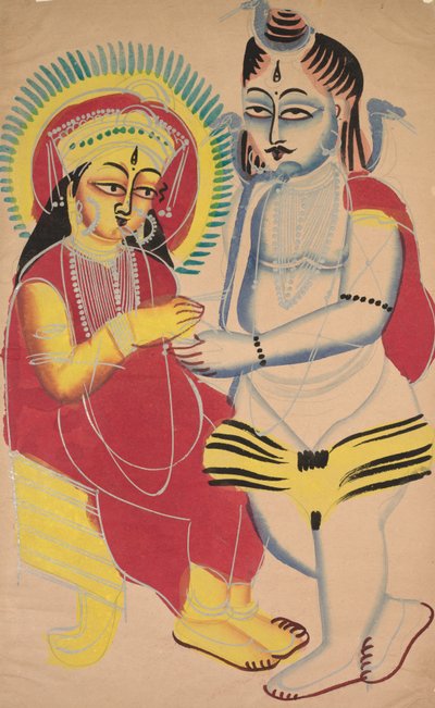 Annapurna und Shiva, 1800er Jahre von Unbekannt