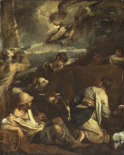 Verkündigung an die Hirten, ca. 1710 von Unbekannt