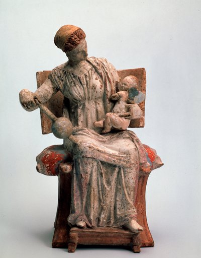 Aphrodite und Eros, Ende des 4. Jahrhunderts v. Chr. von Unbekannt