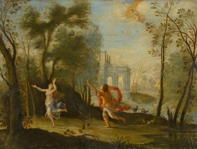 Apollo verfolgt Daphne von Unbekannt