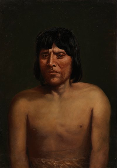 Araukanischer Mann, ca. 1890-1892 von Unbekannt