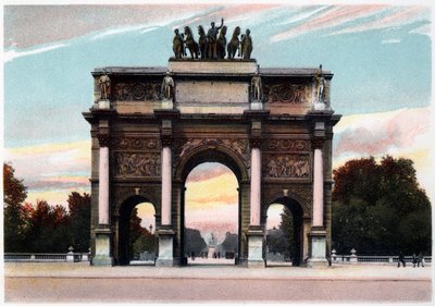 Arc de Triomphe, Paris, um 1900 von Unbekannt