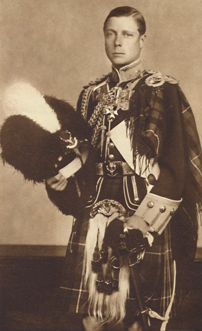 Als Oberst-in-Chief, Die Seaforth Highlanders, 1937 von Unbekannt