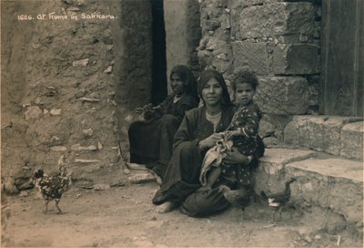 Zu Hause in Sakkara, Ägypten, 1936 von Unbekannt