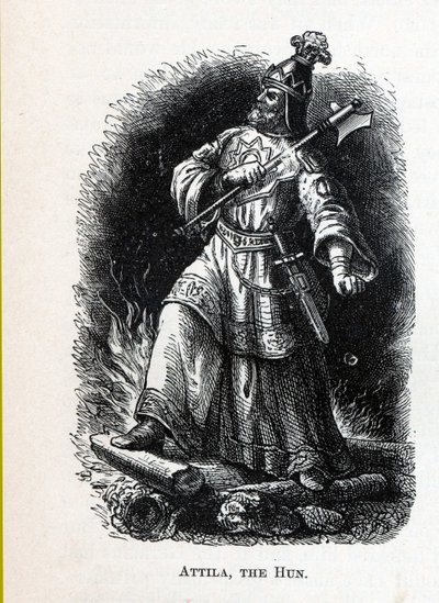 Attila der Hunne, 1882 von Unbekannt