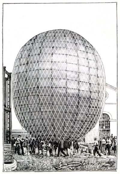 Ballon, 1888 von Unbekannt