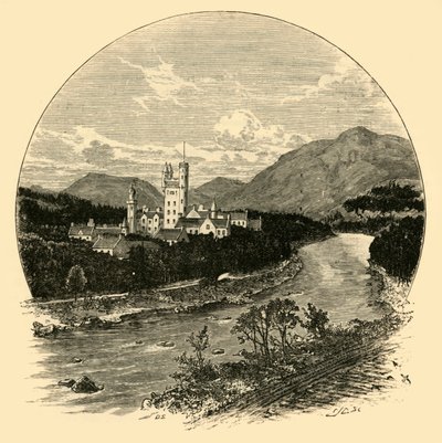 Schloss Balmoral, von der Straße aus, 1898 von Unbekannt