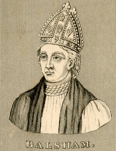 Balsham, gestorben 1286, 1830 von Unbekannt