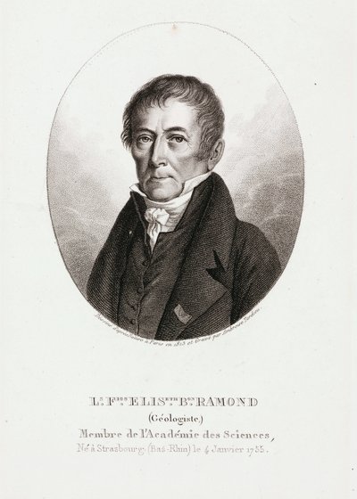 Baron Louis François Ramond de Carbonnières, französischer Geologe von Unbekannt