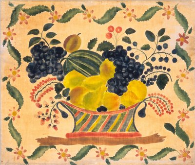 Korb mit Früchten, ca. 1830 von Unbekannt
