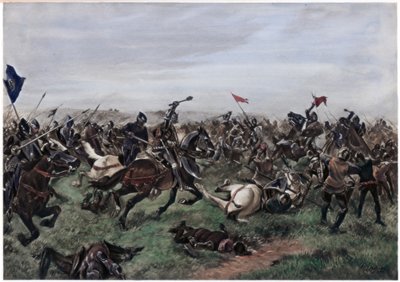 Schlacht von Azincourt, 25. Oktober 1415 von Unbekannt