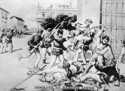 Schlacht von Cardenas, 1850, 1920er von Unbekannt