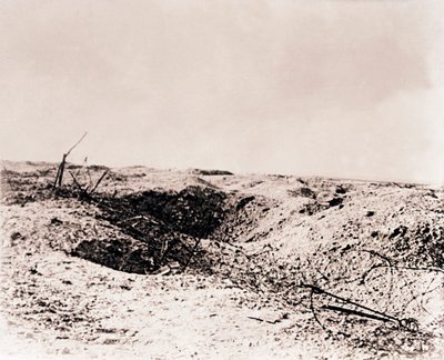 Schlachtfeld, Tahure, Nordfrankreich, um 1914-1918 von Unbekannt