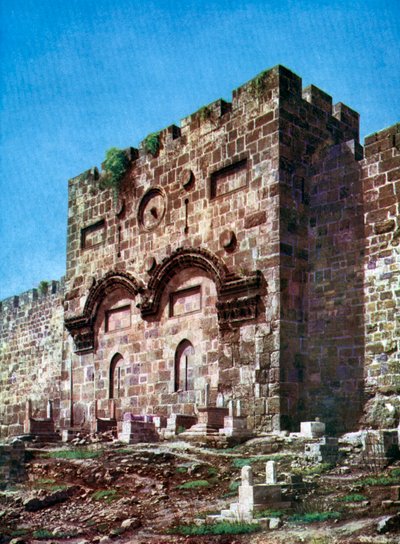 Zinnen des Tempelbergs, Jerusalem, Israel, 1933-1934 von Unbekannt