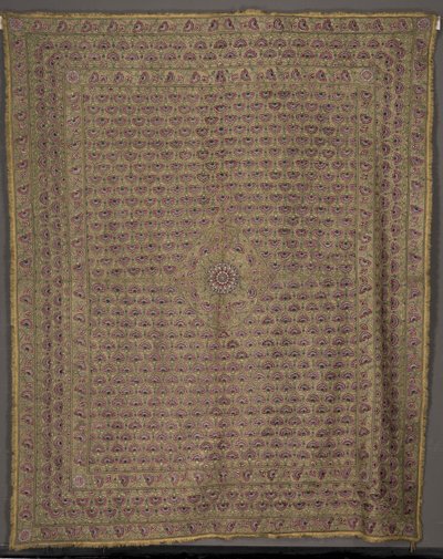 Bettdecke, 1800er Jahre von Unbekannt