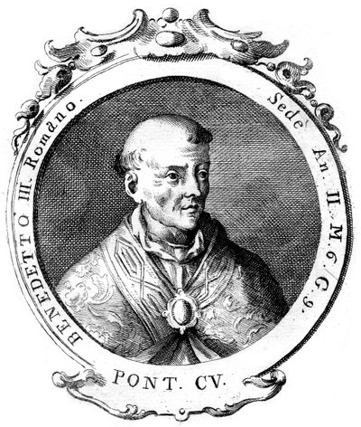 Benedikt III., Papst der katholischen Kirche von Unbekannt