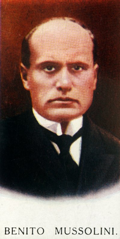 Benito Mussolini von Unbekannt