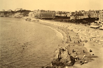 Biarritz - La Grande Plage, ca. 1930 von Unbekannt