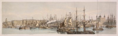 Billingsgate, Zollhaus und der Tower of London von Unbekannt