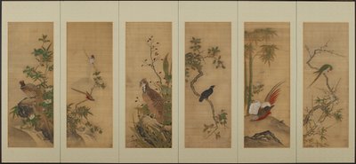 Vögel und Blumen, Edo-Periode von Unbekannt