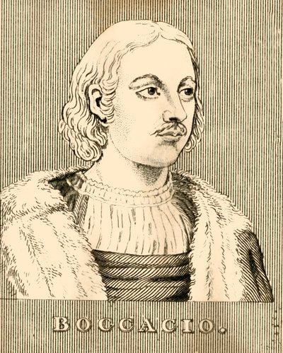 Boccaccio, 1313-1375, 1830 von Unbekannt