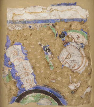 Bodhisattvas und Mönche, aus Höhle 224 von Unbekannt