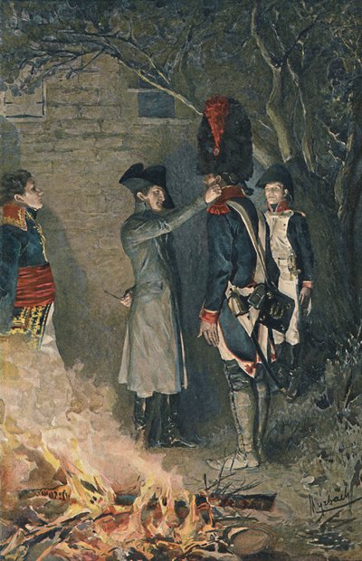 Bonaparte und Coignet, 1896 von Unbekannt