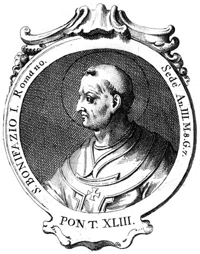 Bonifatius I., Papst der katholischen Kirche von Unbekannt