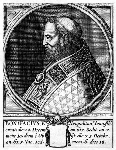 Bonifatius V., Papst der katholischen Kirche von Unbekannt