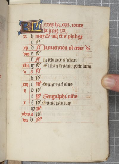 Stundenbuch, ca. 1450 von Unbekannt