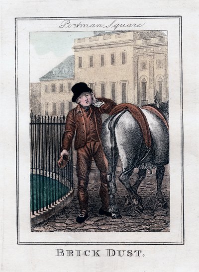 Ziegelstaub, Portman Square, London von Unbekannt