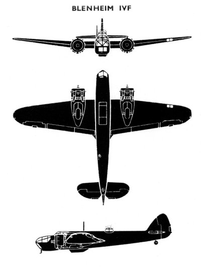 Bristol Blenheim Mk IVF, 1941 von Unbekannt